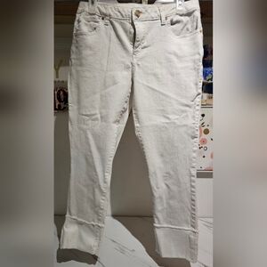 1822 Denim Women's Cropped Jeans - Cream